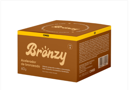 Acelerador de Bronzeado com Urucum FPS 6 Creme 60g Bronzy