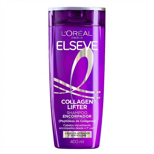 Shampoo Collagen Lifter 400ml Elseve - Encorpador com Colágeno para Cabelos Finos