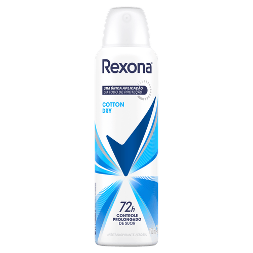 Antitranspirante Aerossol Cotton Dry Rexona 150ml Spray