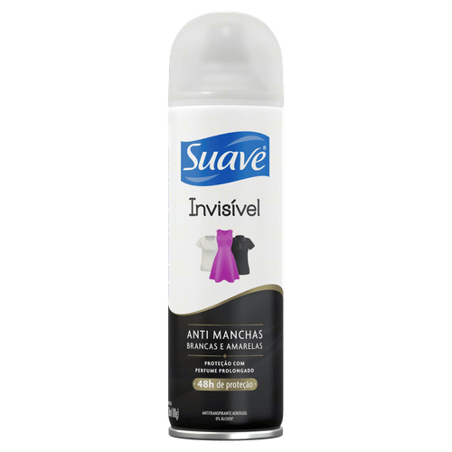 Antitranspirante Aerossol Invisível Suave 150ml Spray