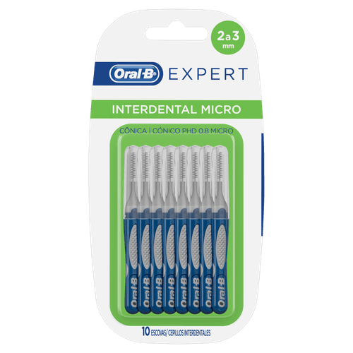Escova Dental Oral B Expert Interdental Micro 2 a 3mm - 10 unidades