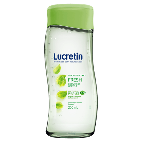 Sabonete Líquido Íntimo Lucretin Fresh 200Ml - Lucretin