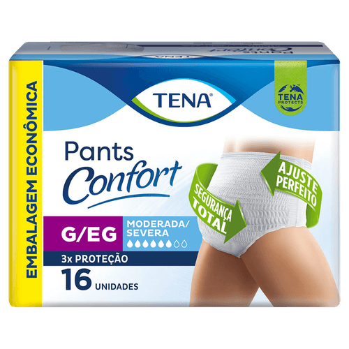 Roupa Íntima Tena Pants Confort G/EG - 16 Unidades