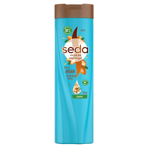 Shampoo Seda Joias da Natureza Óleo de Argan Frasco 325ml
