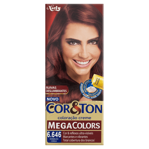 Mini Kit Tint C/Ton Mgcreme 6646 Vermelho Cereja