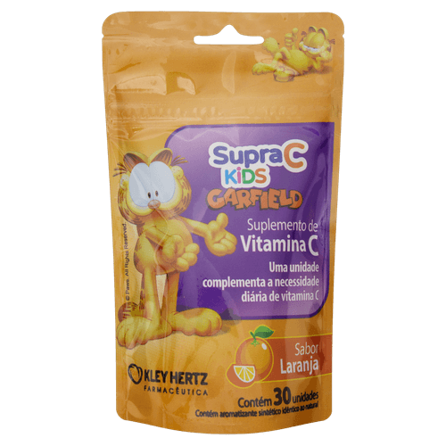 Supra C Kids Laranja 30 Comprimidos