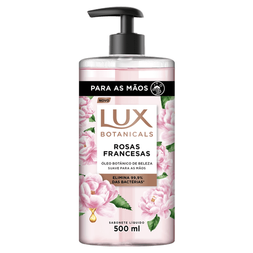 Sabonete Líquido Rosas Francesas Lux Botanicals - 500ml
