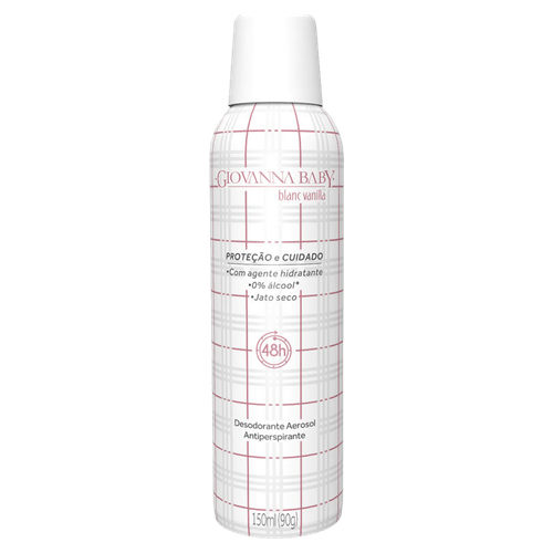 Desodorante Giovanna Baby Aerosol Blanc Vanil 150Ml - Giovanna Baby