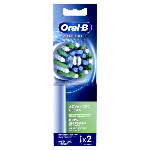 Refil Escova Elétrica Oral-B Precision Clean 2 Unidades Cerdas Macias