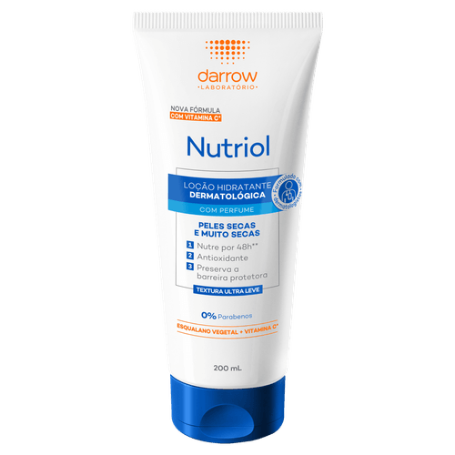 Loção Hidratante Corporal Nutriol com Perfume 200ml Darrow