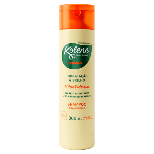 Shampoo Kolene Original 300ml com Óleos Essenciais - Kolene