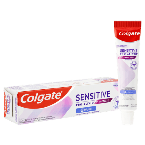 Creme Dental Original Colgate Sensitive Pro-Alívio Imediato Caixa 60g