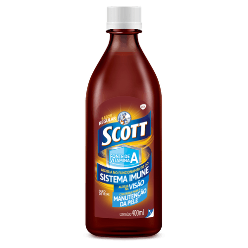 Emulsão Scott Suplemento Vitamínico Regular Frasco com 400ml