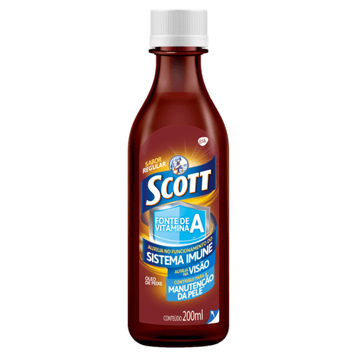 Emulsão Scott Suplemento Vitamínico Regular Frasco com 200ml