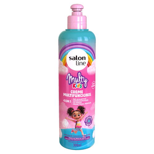 Creme Multifuncional Infantil Multy Kids 300ml Frutal Liberado Salon Line Hidratação