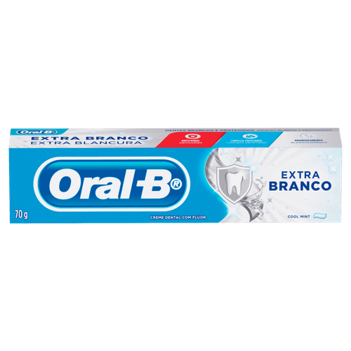 Creme dental Extra Branco 70g Cool Mint Oral-B
