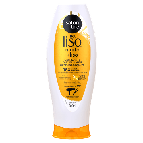 Defrizante Selante Térmico Meu Liso Muito+Liso 200ml Salon Line
