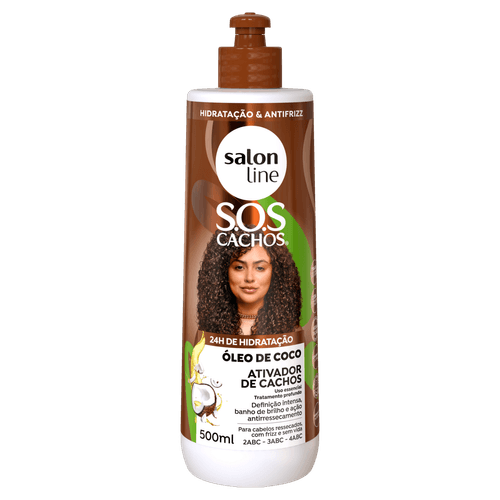 Ativador de Cachos SOS Coco 500ml Salon Line