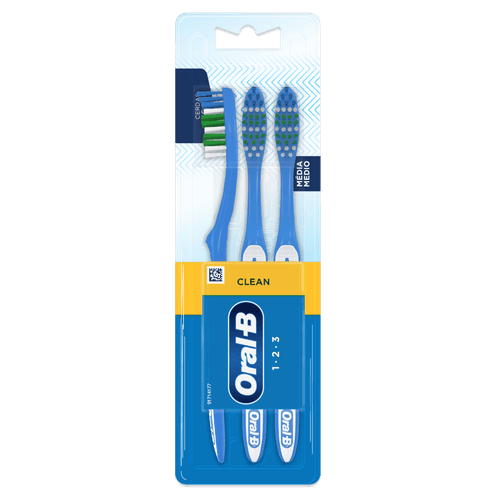 Kit Escova De Dentes Oral B 123 - Leve 3 Pague 2 - Oral B