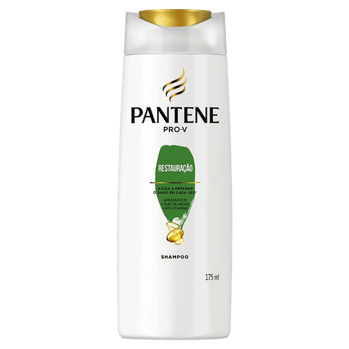 Shampoo Restauração 175 ml Pantene Pro-Vitaminas Sem Sal para Cabelos Danificados