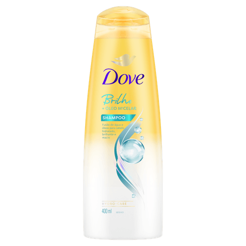 Shampoo Nutrição Óleo Micelar Brilho 400ml Dove