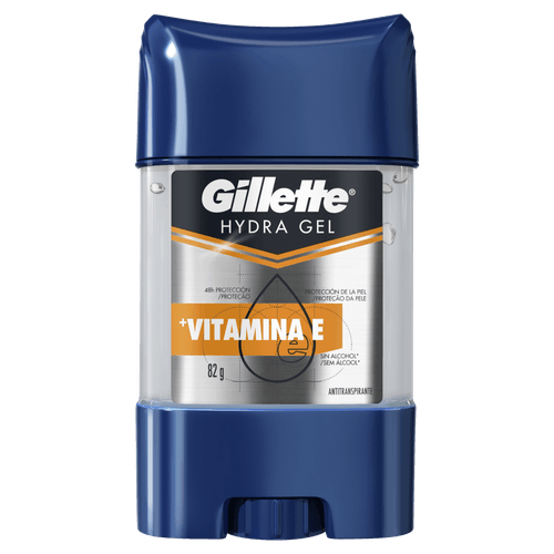 Antitranspirante Sólido Hydra Gel 82g Vitamina E Gillette