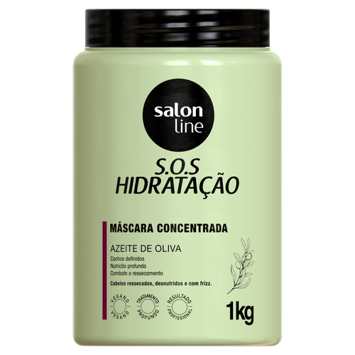 Máscara de Hidratação Ultra Cachos Nível 3 1kg Salon Line
