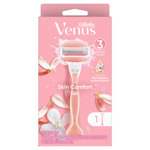 Aparelho Barbear Gillette Venus 3 Spa 01Un - Gillette Venus
