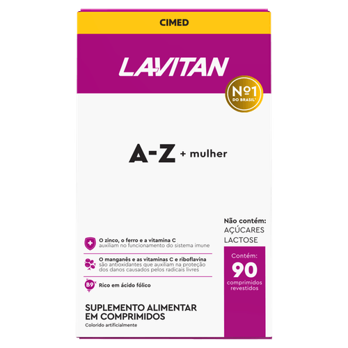 Lavitan A-Z Mulher – 90 comprimidos