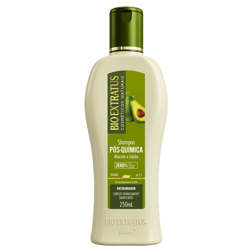 Shampoo Pós Quim 250ml Bio Extratus para Cabelos Quimicamente Danificados