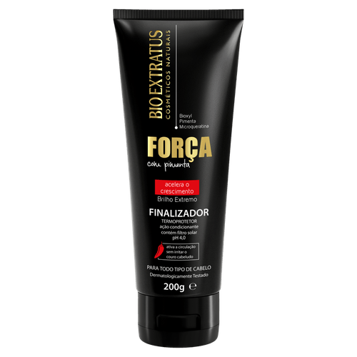 Finalizador Fortalecedor Força com Pimenta 200g Bio Extratus
