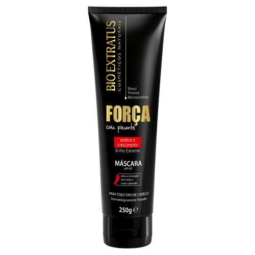 Máscara Hidratação Fortalecedora Força com Pimenta 250g - Bio Extratus