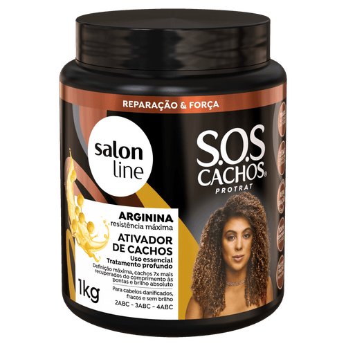 Ativ Chachos Salon Line Sos Reconstrutor 1Kg - Salon Line Sos