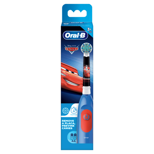 Escova Dental Elétrica Infantil à Pilha Carros Oral-B 3V
