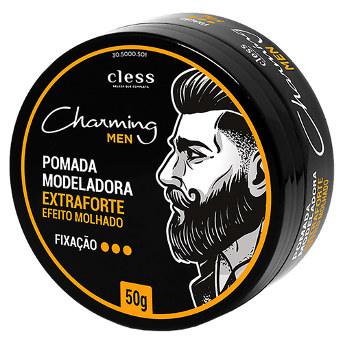 Pomada Modeladora Extraforte Efeito Molhado 50g Charming