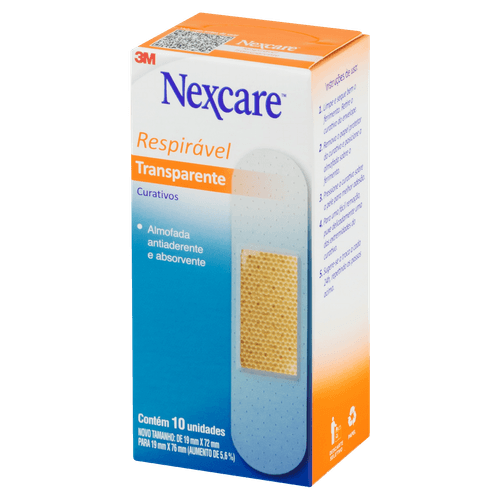 Curativos Nexcare Transpa 10Un - Nexcare