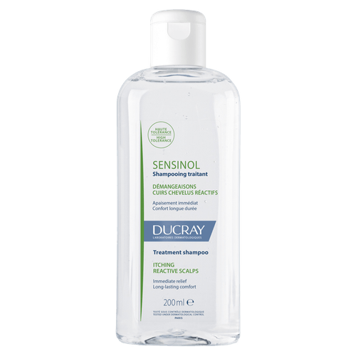 Shampoo Sensinol 200 ml para couro cabeludo sensível Ducray