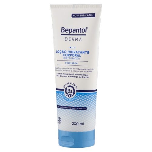 Hidratante Corporal Balm Regenerador Hidratação Intensa Sem Fragrância 200ml Bepantol