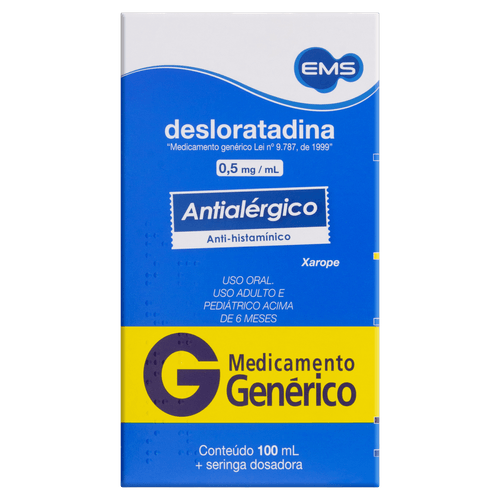 G Desloratadina 0,5Mg Xpe 100Ml - Ems