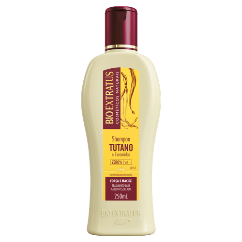 Shampoo Tutano 250ml Bio Extratus para cabelos secos e ressecados