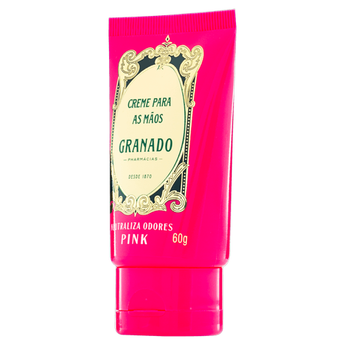 Creme para Mãos Pink 60g Granado Neutraliza Odores