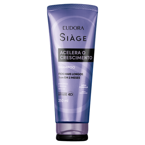 Shampoo Acelera o Crescimento Siàge 250ml - Biotina e Prebiótico