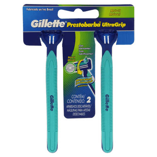 Aparelho de Barbear Prestobarba UG Móvel 2 Unidades Gillette