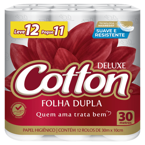 Papel Higiênico Cotton Neu Lv12 Pg11 - Cotton