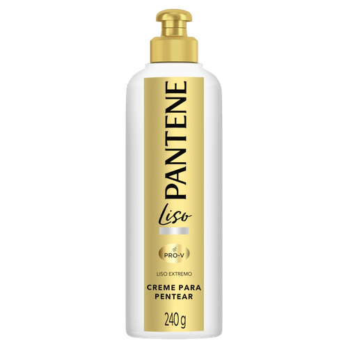 Creme para Pentear Liso Extremo Anti-Frizz 240g Pantene