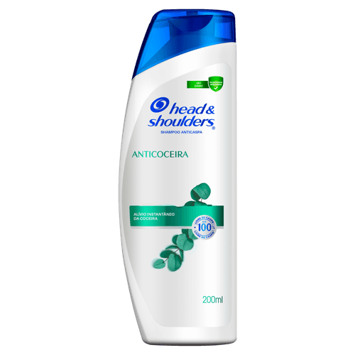 Shampoo Anticaspa Anticoceira com Eucalipto 200ml Head & Shoulders
