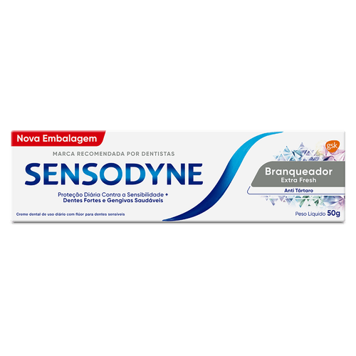 Creme Dental Extra Fresh Sensodyne Caixa 50g
