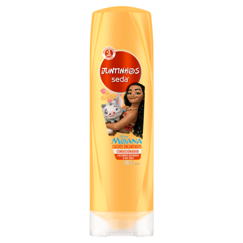 Condicionador Infantil Moana Seda Juntinhos Cachos Encantados Frasco 300ml