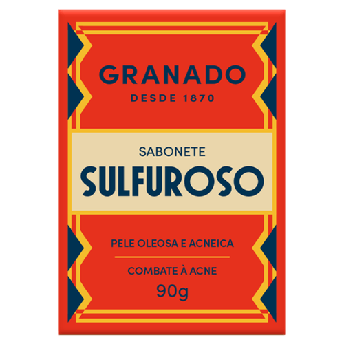 Sabonete Barra Sulfuroso 90g Base Vegetal Granado