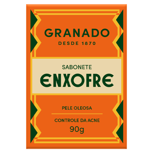 Sabonete Barra Enxofre 90g 7% Base 100% Vegetal Granado